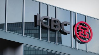 Ofis maskesinin logosunda sunulan ICBC Stok verileri
