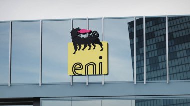 ENI Stock verileri ofis ön sayfasının logosuna sunulmuştur