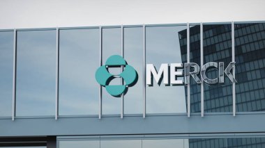 Merck Stock verileri ofis ön sayfasının logosunda sunulmuştur.