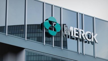 Merck Stock verileri ofis ön sayfasının logosunda sunulmuştur.