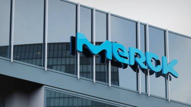 Merck KGaA Stok verileri ofis cephesi editörünün logosuna sunulmuştur