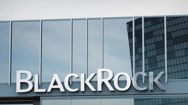 BlackRock Stok verileri ofis ön sayfasının logosunda sunulmuştur.