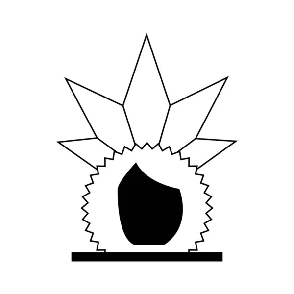 Afro kadın esrar esrar konsept logo vektörü.