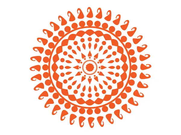  Yaratıcı mandala sanat dairesi vektör tasarımı.