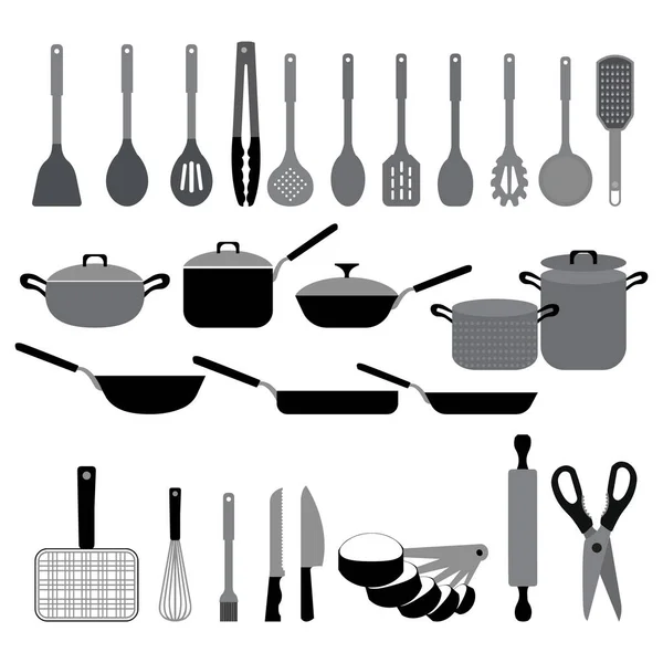 stock vector Cooking icon set. Kitchen Tool Icon Vector Set. Silhouette Vector Design. Vector set of cooking icons.