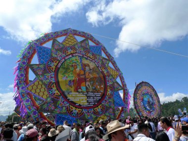 Guatemala 'da Ölüler Günü' nde Sumpango Dev Uçurtma Festivali