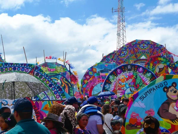 stock image Sumpango Giant Kite Festival during the Day of the Dead in Guatemala