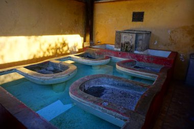 San Antonio Aguas Calientes, Guatemala - cerca 2023: Antigua Guatemala yakınlarındaki köy manzarası