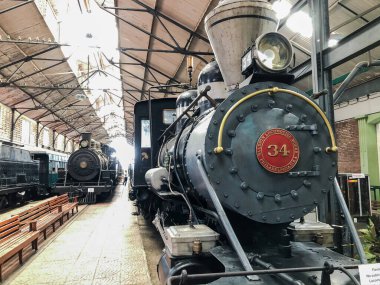 Guatemala Şehri, Guatemala - Cerca 2022: 1. bölgede demiryolu müzesi