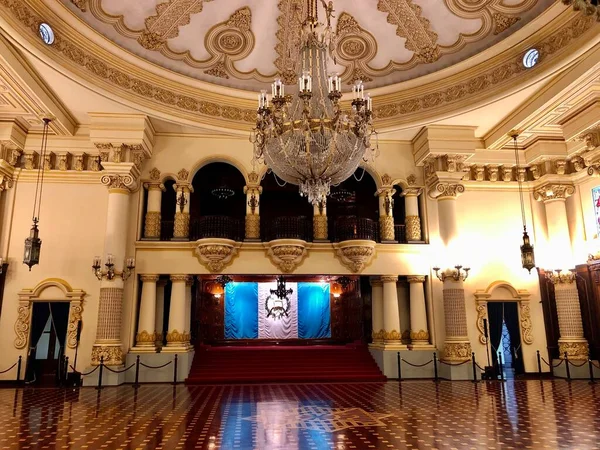 Ciudad Guatemala Guatemala Cerca 2020 Vista Interior Del Palacio Nacional — Foto de Stock