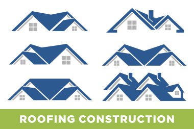 Emlak simgesi vektör logo şablonu