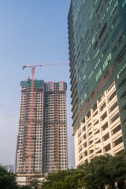 Karet Semanggi, Jakarta 'da modern bir ofis binası inşa ediliyor.