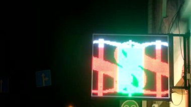 currency exchange street sign copy space