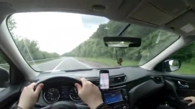Pov view adam direksiyon otoyol fotokopi alanı