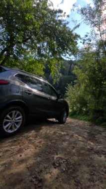 Mountain River Plajı 'ndaki arazi aracı kopyalama alanı