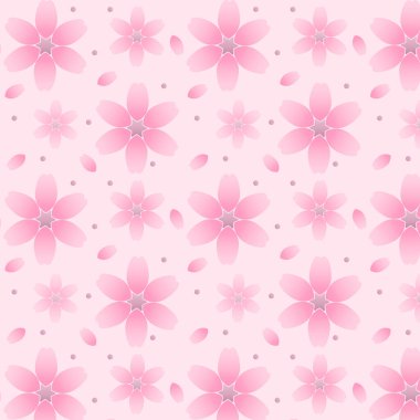 Pembe çiçek duvar kağıdıyla kusursuz desen