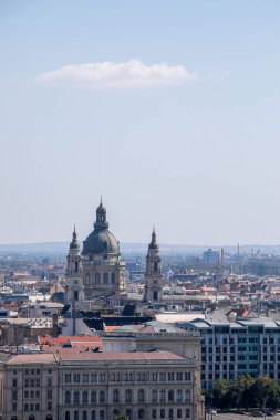 Budapeşte ufuk çizgisi Matthias Kilisesi boşluğu kopyaladı