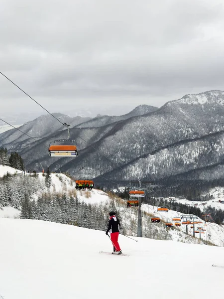 Jasna Ski Resort View Slovakia Montagnes Copier Espace — Photo