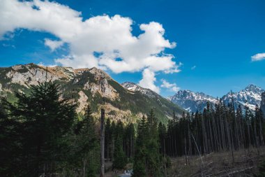 Tatras Dağları 'nın manzarası