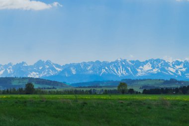Tatras Dağları 'nın manzarası