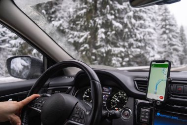 Navigasyon kopyalama alanı ile Karlı Koşullarda Sürüş