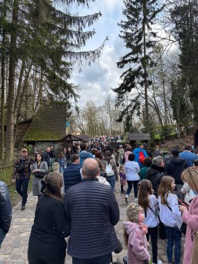 Lviv, Ukrayna - 16 Nisan 2024: Paskalyada Geleneksel Dans Kutlaması