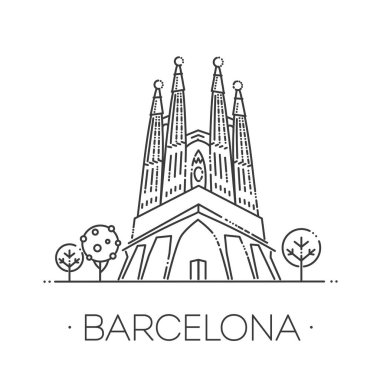 International landmark and tourism symbol clipart