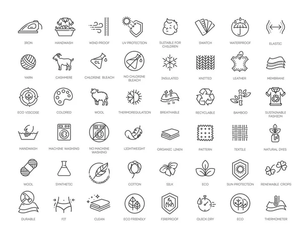 Line Art Style Icons Bundle Vector Illustration — Stock Vector
