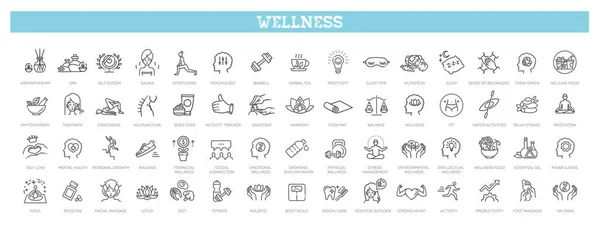 Sağlık simgeleri. Taslak simge koleksiyonu