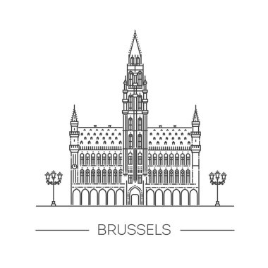 Belediye Binası. Brussels, Belçika