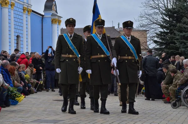 Kyiv 'in merkezindeki tabur komutanına elveda.