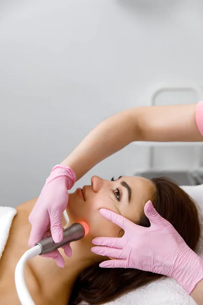Cosmetology Service Facial Treatment Esthetic Procedure Aesthetic Treatment Skin Care — Stock Photo, Image