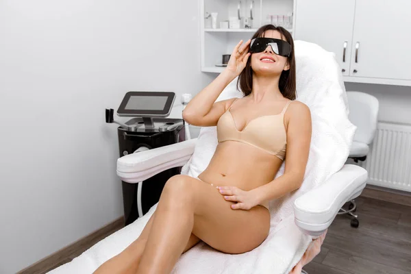 Laserverjonging Haarvrije Huid Procedure Voor Ontharing Esthetische Behandelingen Bij Beauty — Stockfoto