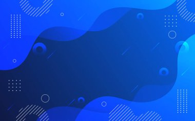 Modern arkaplan .geometrik, mavi renk derecelendirmesi.wave etkisi