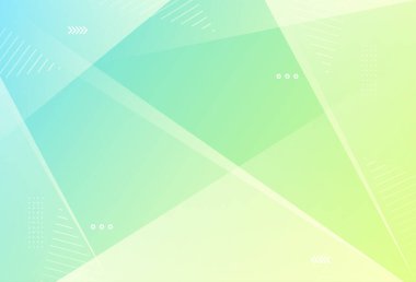 Modern arkaplan geometrik tarzı açık mavi ve sarı gradyan memphis tarzı