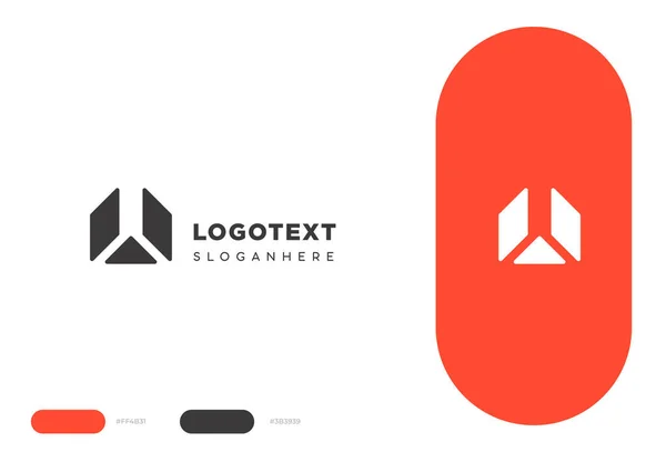 Design Logotipo Minimalista Criativo Moderno —  Vetores de Stock