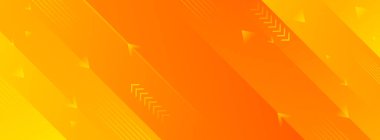 Afiş arkaplanı soyut. Renkli. Turuncu ve sarı kademe. Element memphis. Eğilim