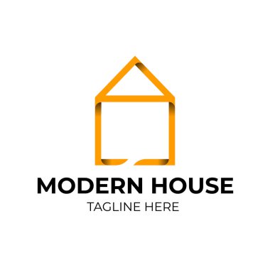 Modern Gayrimenkul Logo Tasarım Şablonu