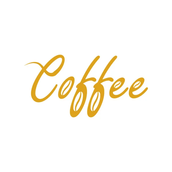 Kaffekopp Logotyp Design För Restaurang — Stock vektor