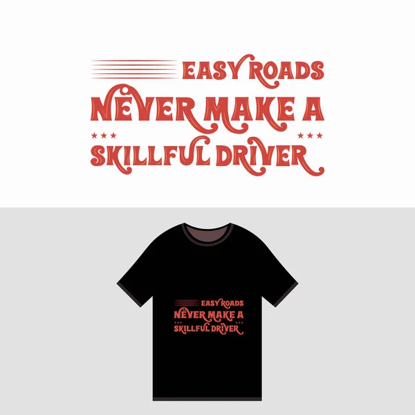 Motivationeel Shirt Ontwerp Vintage Typografie Belettering Ontwerp — Stockvector