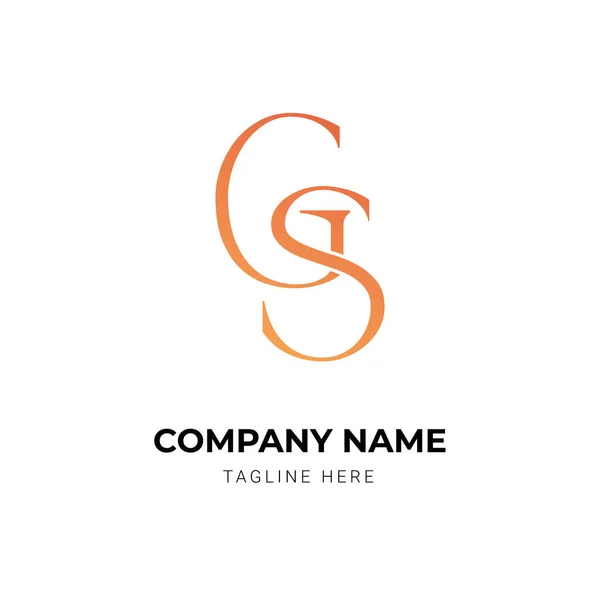 Creative Monogram Luxury Letter Logo Design Template — Stock Vector
