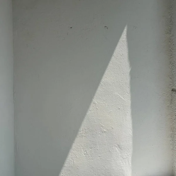 Schatten Der Sonne Auf Der Weißen Wand — Stockfoto