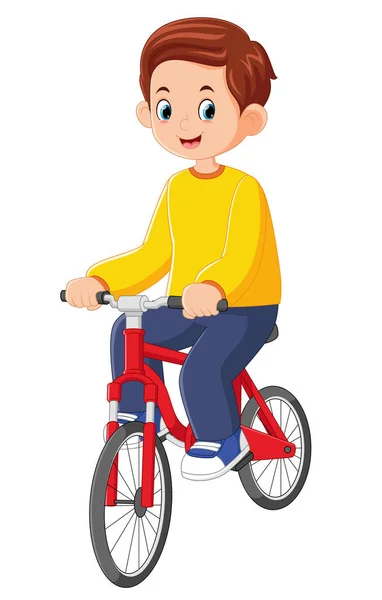 Padre Feliz Divierte Paseo Bicicleta Sin Prisas Recordando Infancia Ilustración — Vector de stock