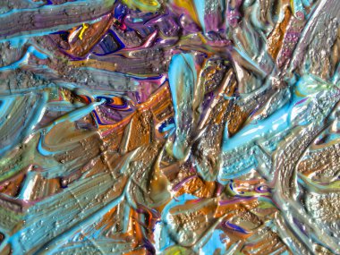 Resim fraktürü boyama. Renkli doku.