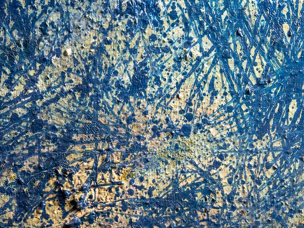 五彩斑斓的表面多彩的质感丙烯酸艺术绘画 — 图库照片