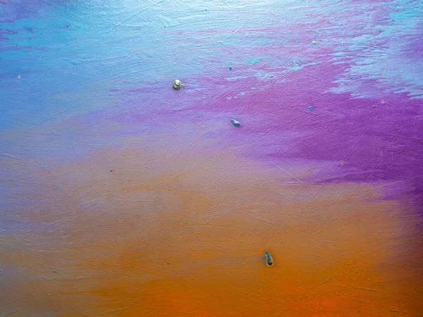 Ölfarben Auf Leinwand Kunstwerk Fragment Kunst Malerei Textur Bunter Hintergrund — Stockfoto