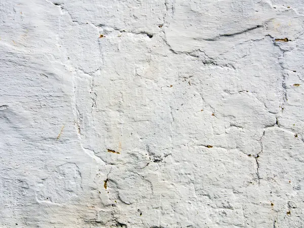 Stara Ściana Popękaną Farbą Tło Faktura Dla Projektu Biały Grunge — Zdjęcie stockowe