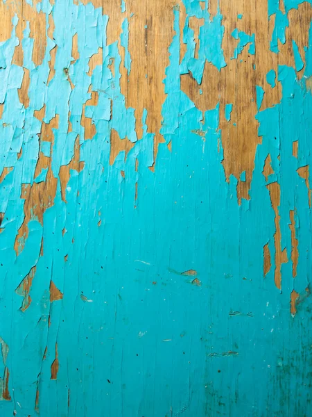 Stara Niebieska Struktura Drewna Farbą Obierającą Streszczenie Tła Projektu — Zdjęcie stockowe