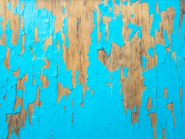 Stara Niebieska Struktura Drewna Farbą Obierającą Streszczenie Tła Projektu — Zdjęcie stockowe