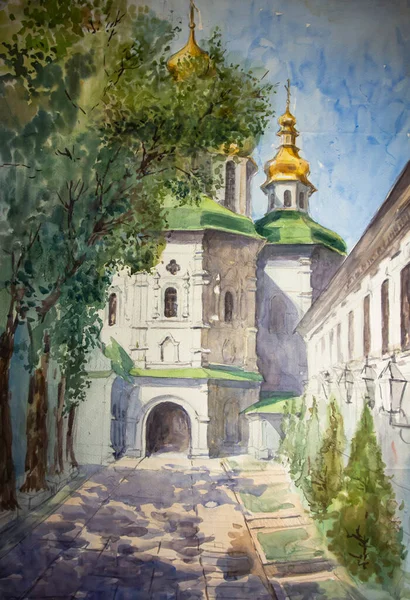Kyiv Pechersk Lavra Kyiv Ukraine Historic Architecture Kyiv Kyiv Streets — Stock Photo, Image